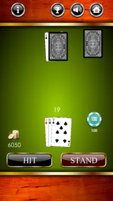 Blackjack android App screenshot 2